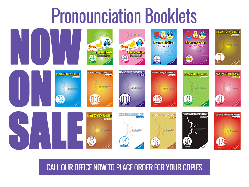 Pronunciation Booklets